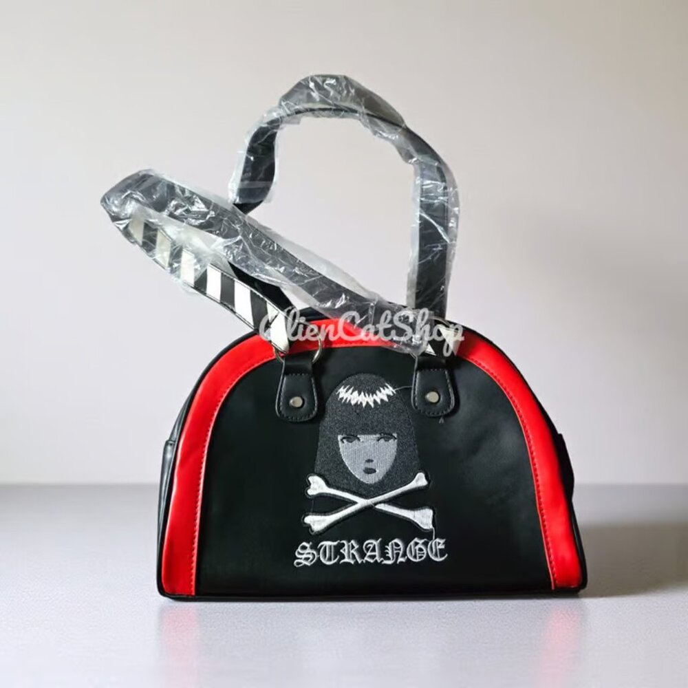 **NEW** Stay Distant Bowler Bag Dolls Kill x Emily The Strange